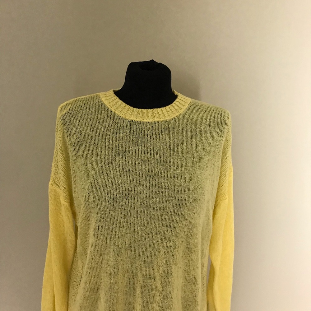 Bershka Yellow Knit Sweater - Picture 2 of 5